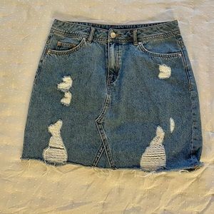 H&M Denim Mini Skirt